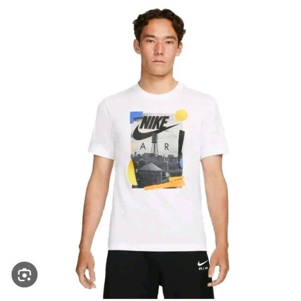 Nike Air AS M NSW TEE RHYTHM-dr8055-100White Size L